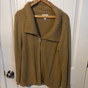 Kim rogers Women's Tan Sweater XL